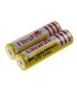 Amarillo Ultrafire Brc 18650 5000Mah 3.7V Batería Sin Protección De Li-Ion (2Pcs)