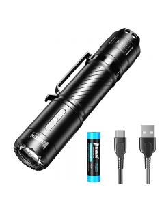 WUBEN C3 linterna LED USB C linterna recargable 1200 lúmenes IP68 linterna impermeable con batería de 2600 mAH 18650