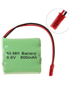 Paquete De Baterías De Ni-Mh 3A 9.6V 800Mah Con Pc De Enchufe Rojo Un Paquete (Nivel Dual)