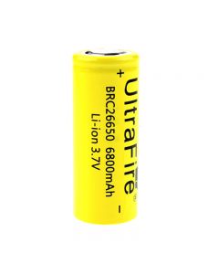 Ultrafire BRC 26650 3.7V 6800Mah Batería Recargable Sin Protección De Li-Ion