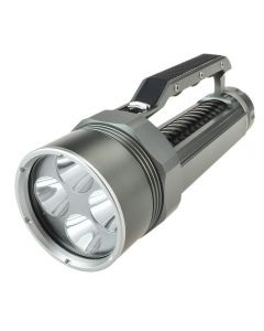 LusteFire DV400 Max 4000 lúmenes linterna de buceo LED con atenuación (2*26650, no incluida) -Gris + negro