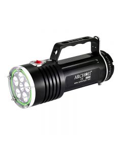 ARCHON DG60 WG66 Max 5000lm 3 modos LED luz de buceo + 6*18650 batería + cargador