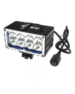 Vicmax 8 * L2 LED 10000 lúmenes 3 modos de luz LED para bicicleta juego de faros delanteros para bicicleta con batería impermeable 6*18650