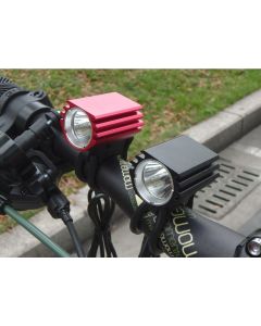 Luces de bicicleta L2 individuales, faro LED para bicicleta con 4 modos máximo de 1200 lúmenes (solo tapa de lámpara)