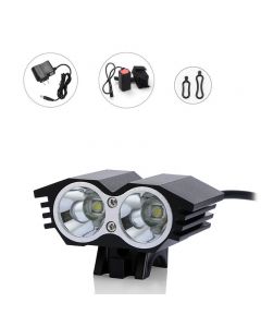 SolarStorm X2 M2 2T6 2000 lúmenes juego de luces LED para bicicleta de 4 modos con batería 4*18650