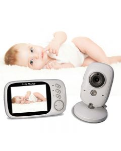 Vb603 Video Baby Monitor 2.4G Wireless Con 3,2 Pulgadas Lcd 2 Vía Audio Talk Visión Noche Visión Vigilancia Cámara De Seguridad Beberisitter