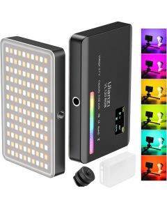 Luz de video ULANZI VL120 RGB 360 a todo color 20 tipos de efectos de iluminación Batería incorporada de 3100 mAh para fotografía