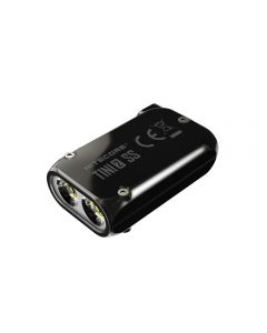 Nitecore TINI2 SS Mini Llavero Luz Versión de acero inoxidable EDC USB-C Linterna recargable LED Luz de llave, con batería de iones de litio