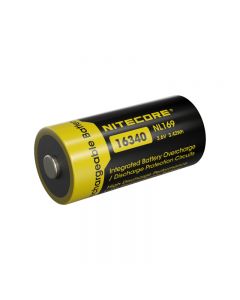 Nitecore NL169 3.42Wh 950mAh 3.6V 16340 Batería de iones de litio de alto rendimiento