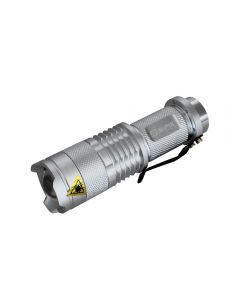 SIPIK SK68 3W 300 LM Zoom Linterna LED de 1 modo (1 x AA/1 x 14500)