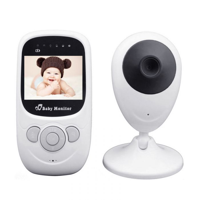 Monitor Para Bebe Con Camara Wifi y Audio En Cuna Vision nocturna y  temperatura